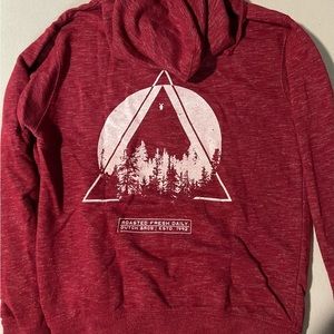 Womens rare dutch bros zip up hoodie